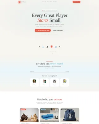 Kids Chess Specialist Booking Website Template