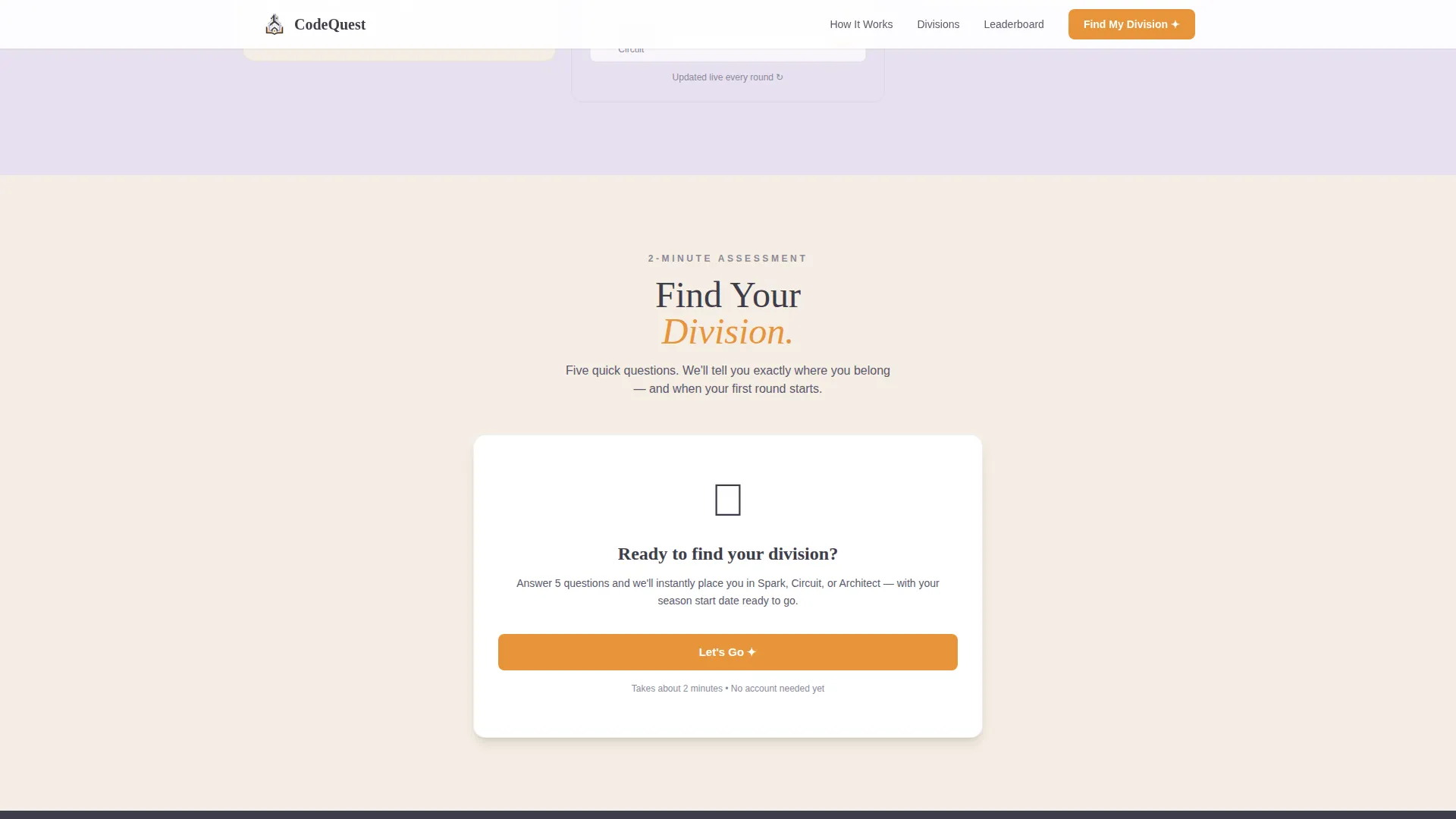 Kids Coding Competition Landing Page Template