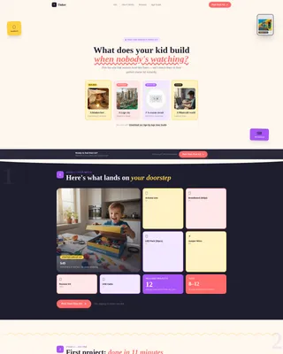 Playful Kids Coding Gear Landing Page Template