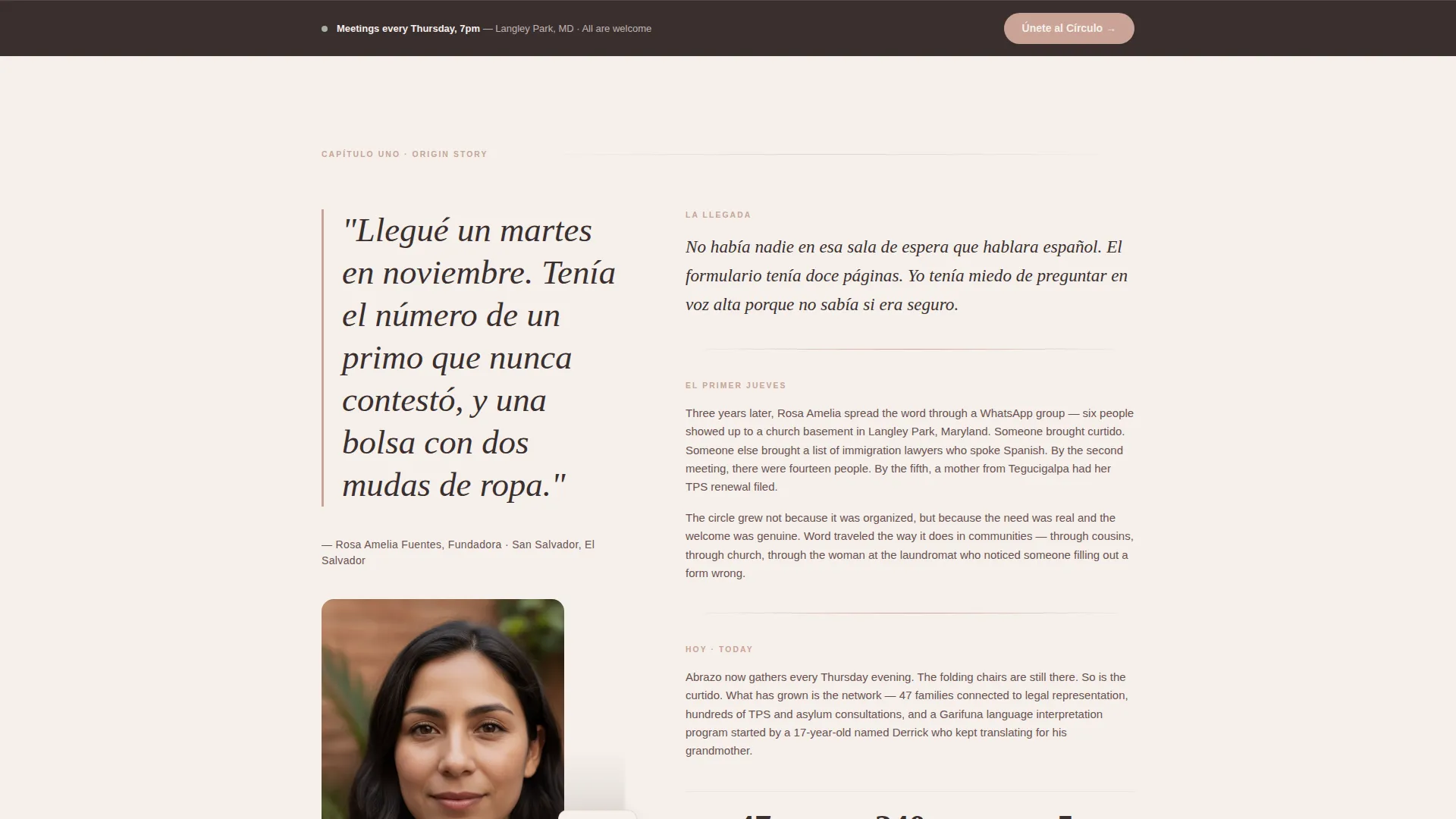 Latin American Community Blog & Content Website Template