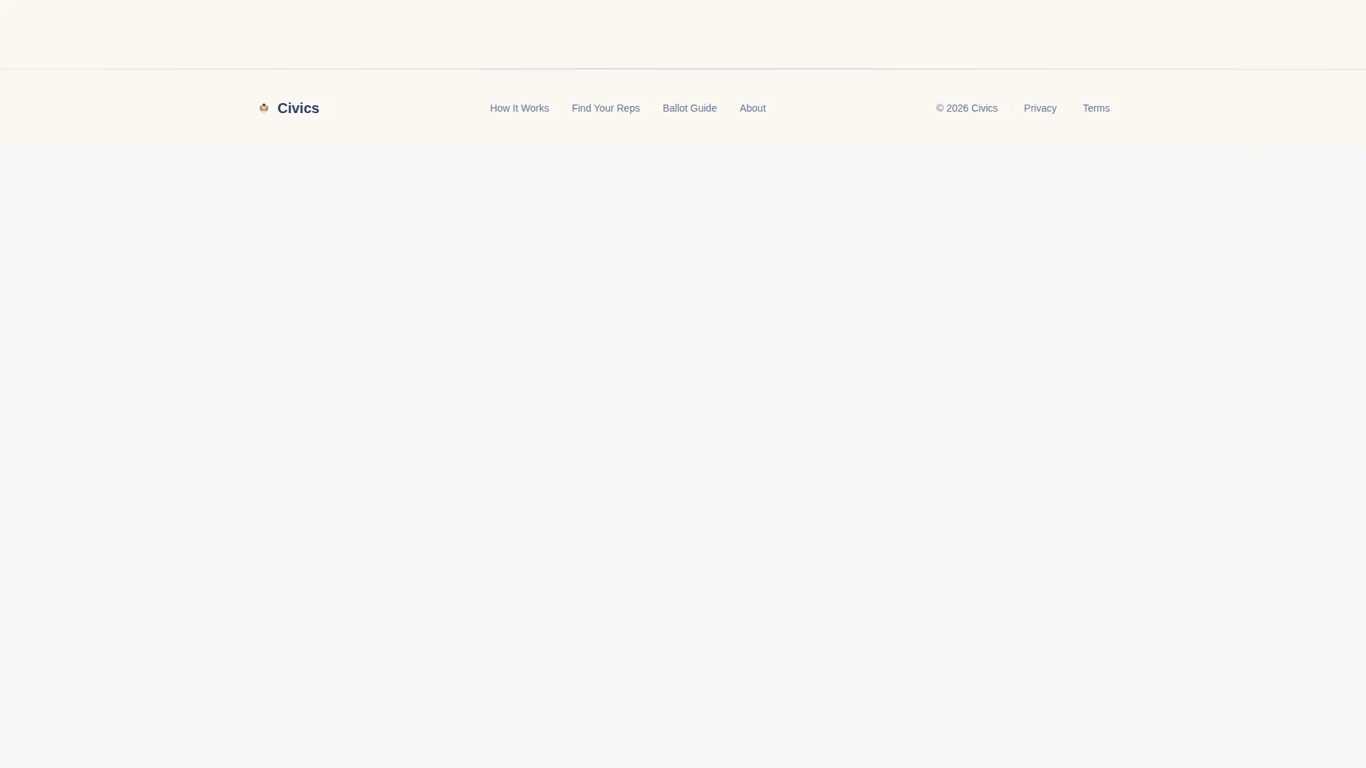 Civic Engagement Landing Page Template