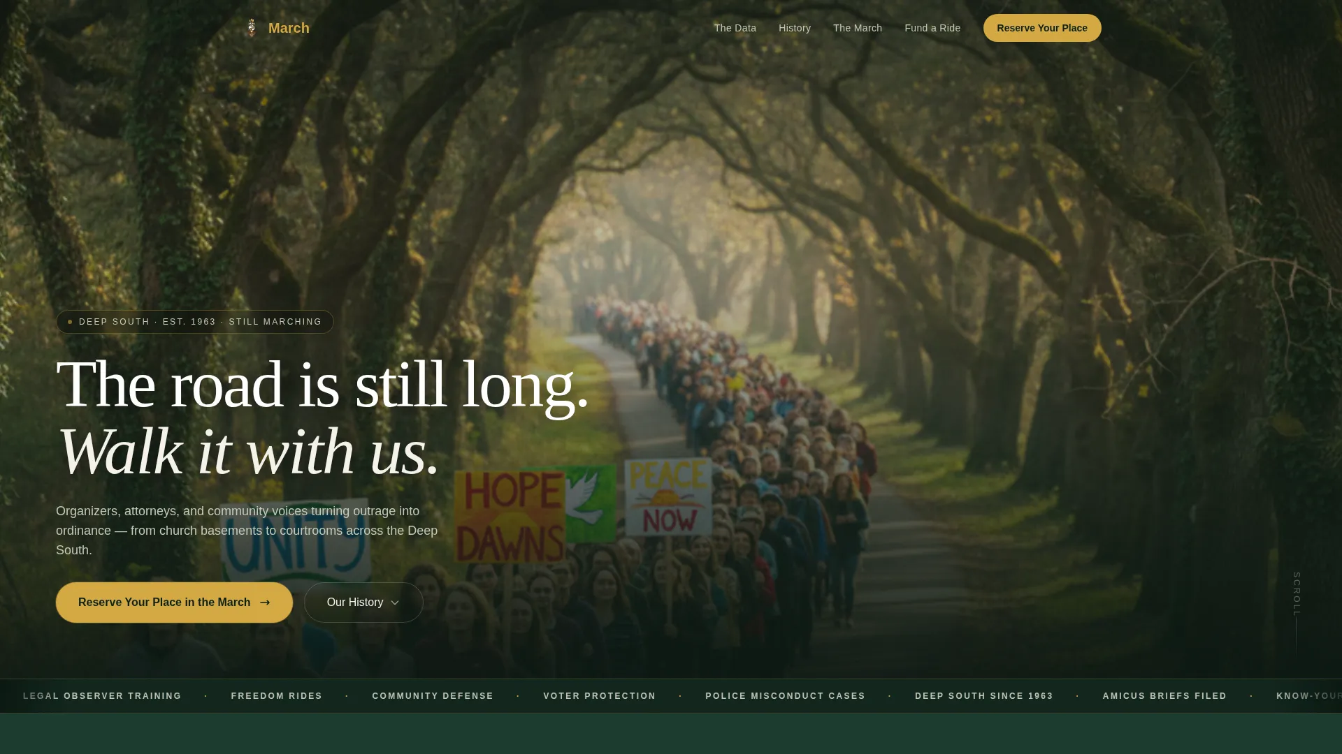 Specialist Advocacy & Social Campaign Professional Website Template