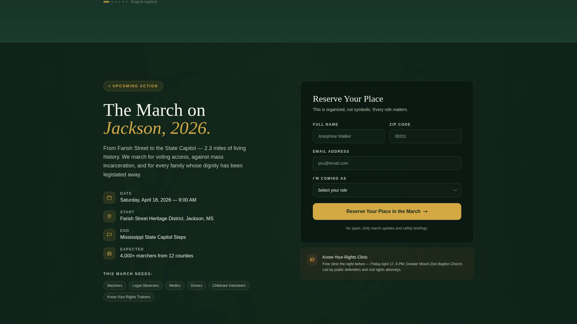 Specialist Advocacy & Social Campaign Professional Website Template