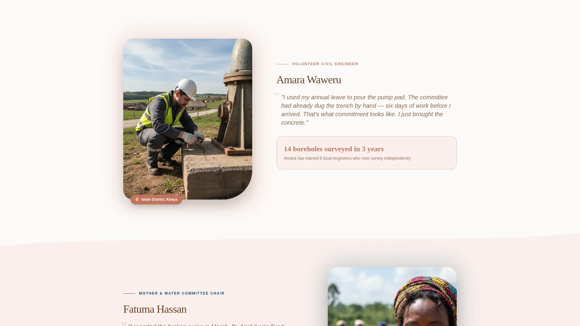 Advanced Clean Water Nonprofit Professional Website Template