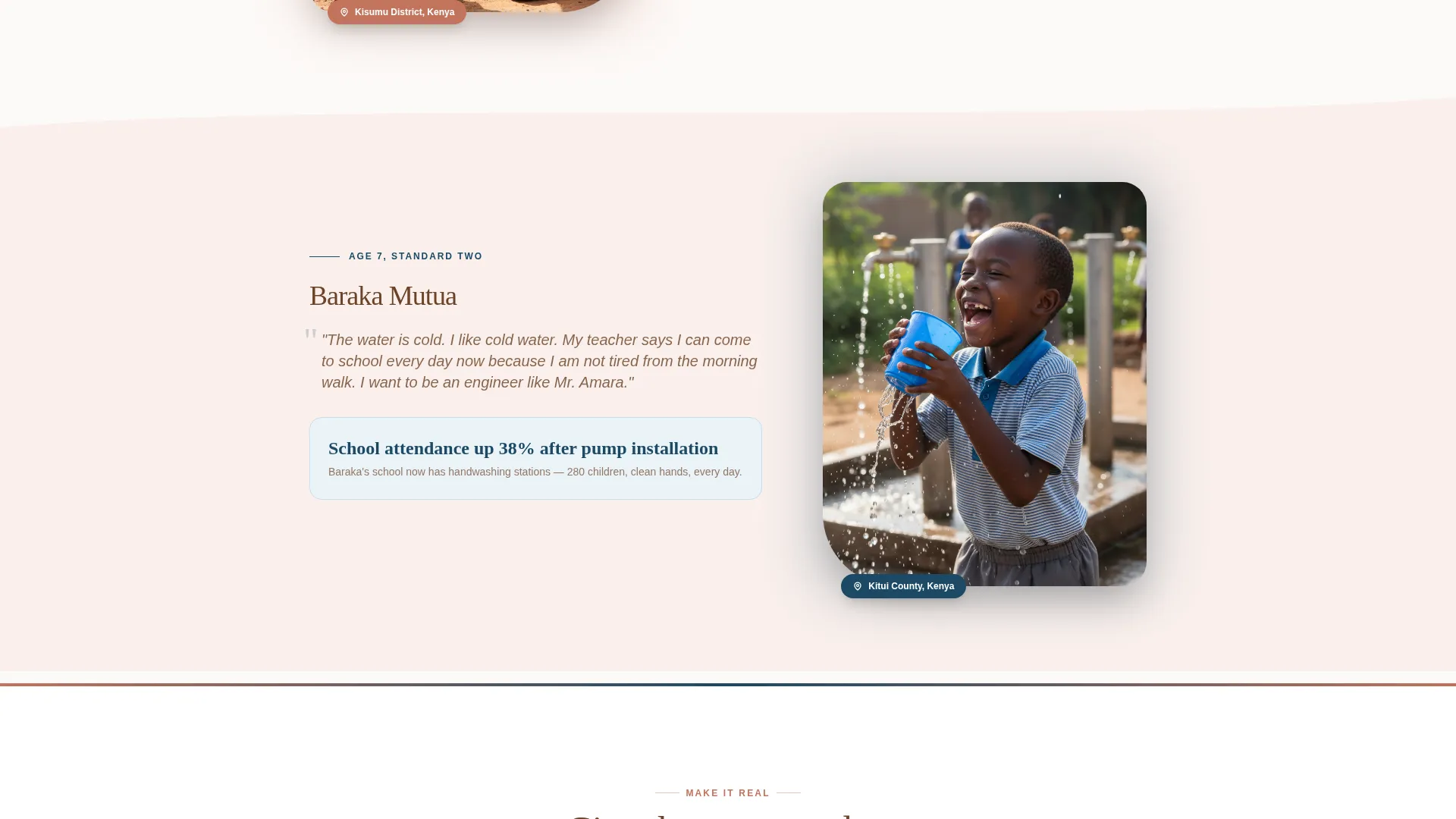 Advanced Clean Water Nonprofit Professional Website Template