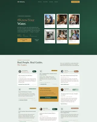 Expert Clean Water Nonprofit Professional Website Template