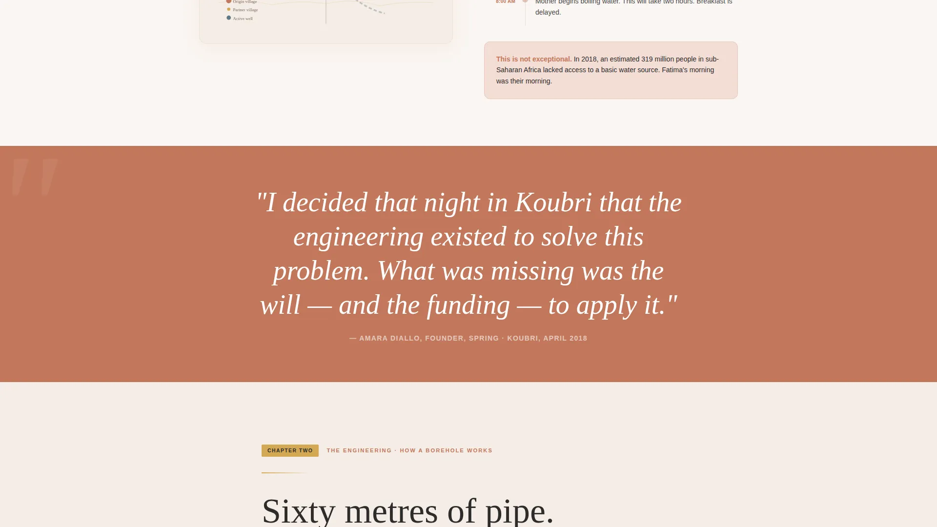 Clean Water Nonprofit Blog & Content Website Template