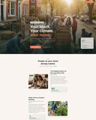 Specialist Environmental & Conservation NGO Professional Website Template
