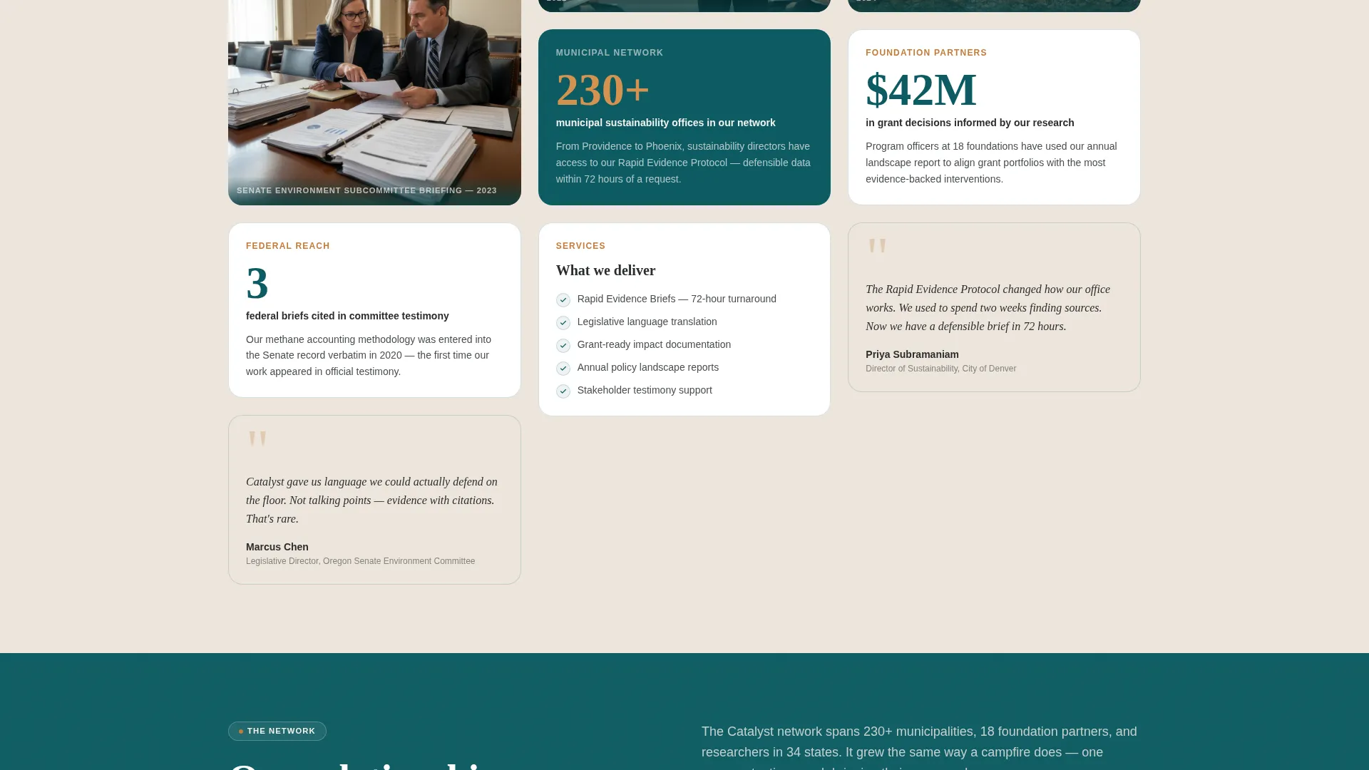 Climate Policy Research Institute Landing Page