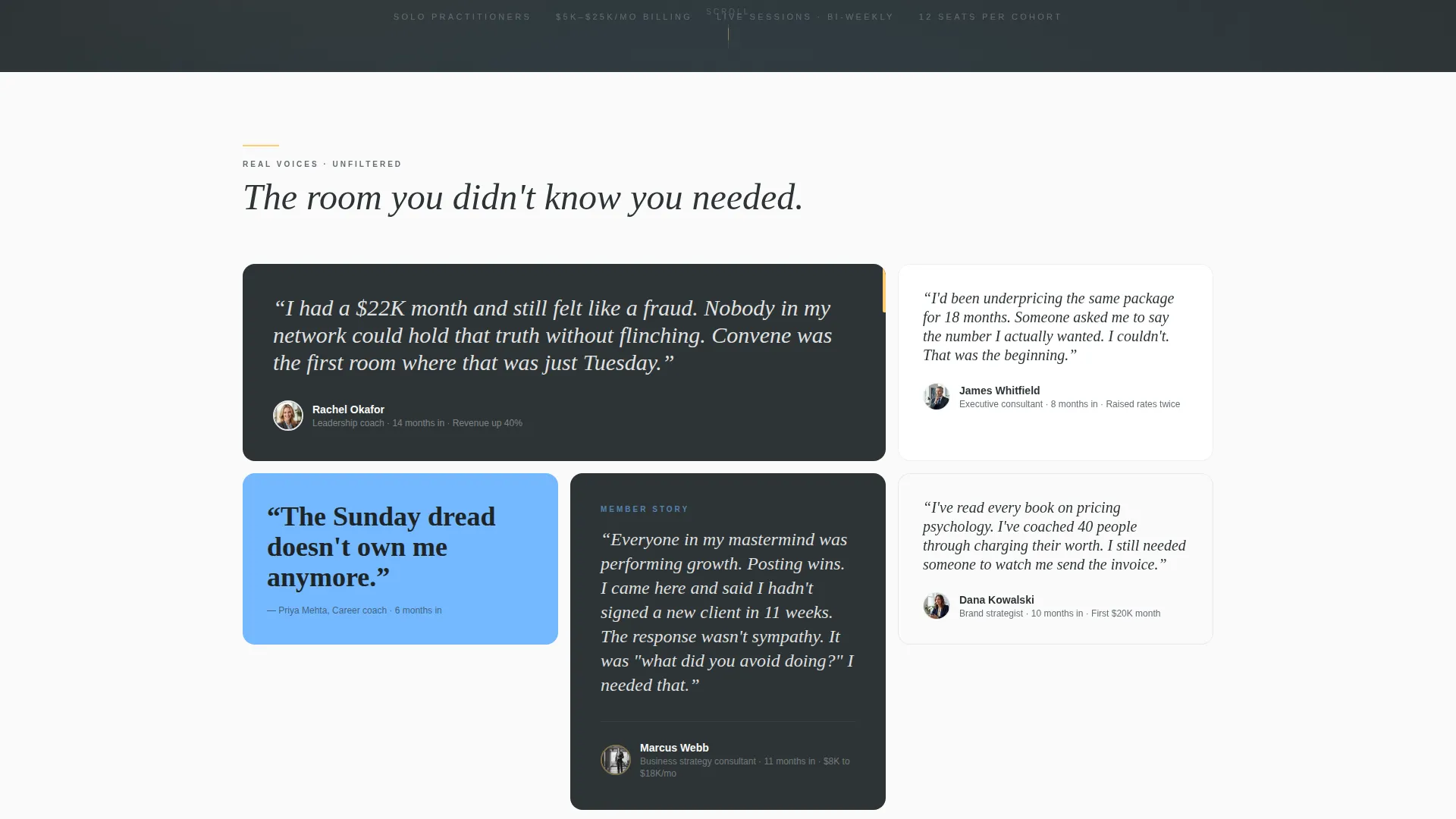 Coaches Accountability Group Landing Page Template