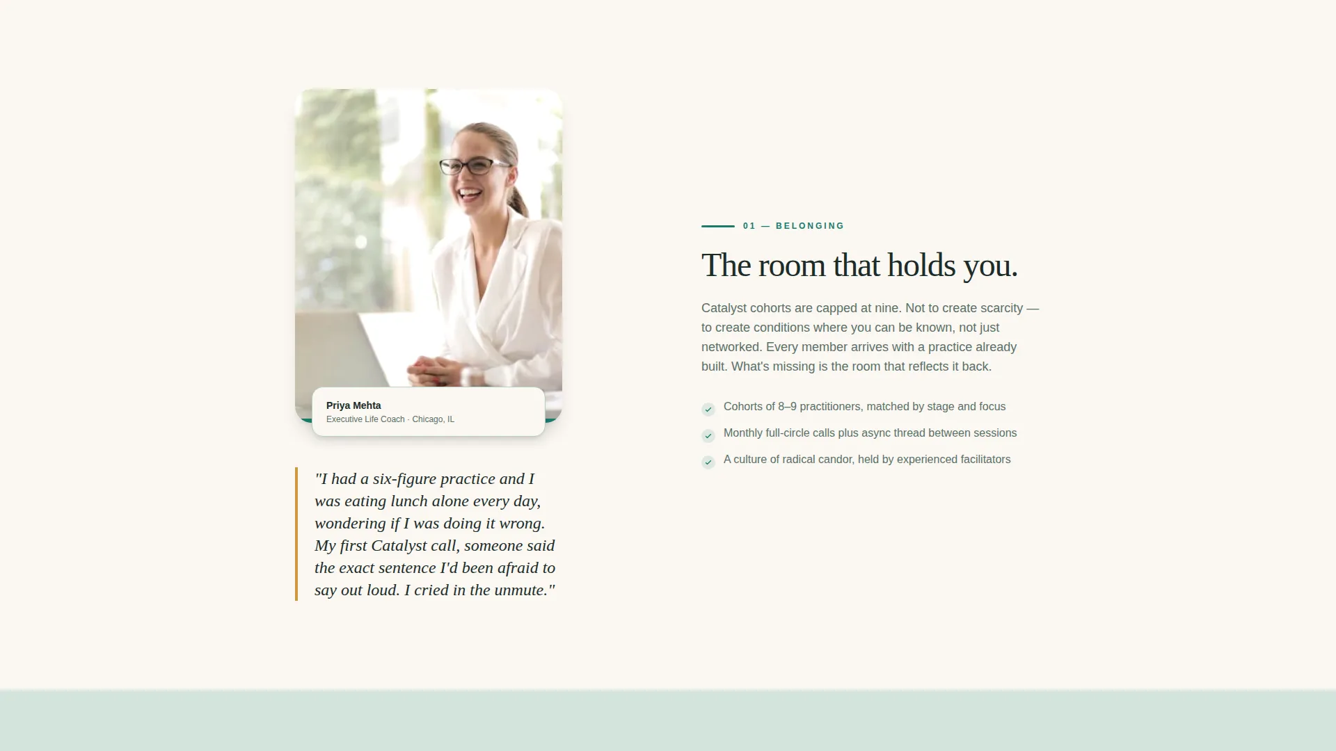 Coaches & Consultants Mastermind Landing Page Template