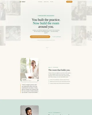 Coaches & Consultants Mastermind Landing Page Template