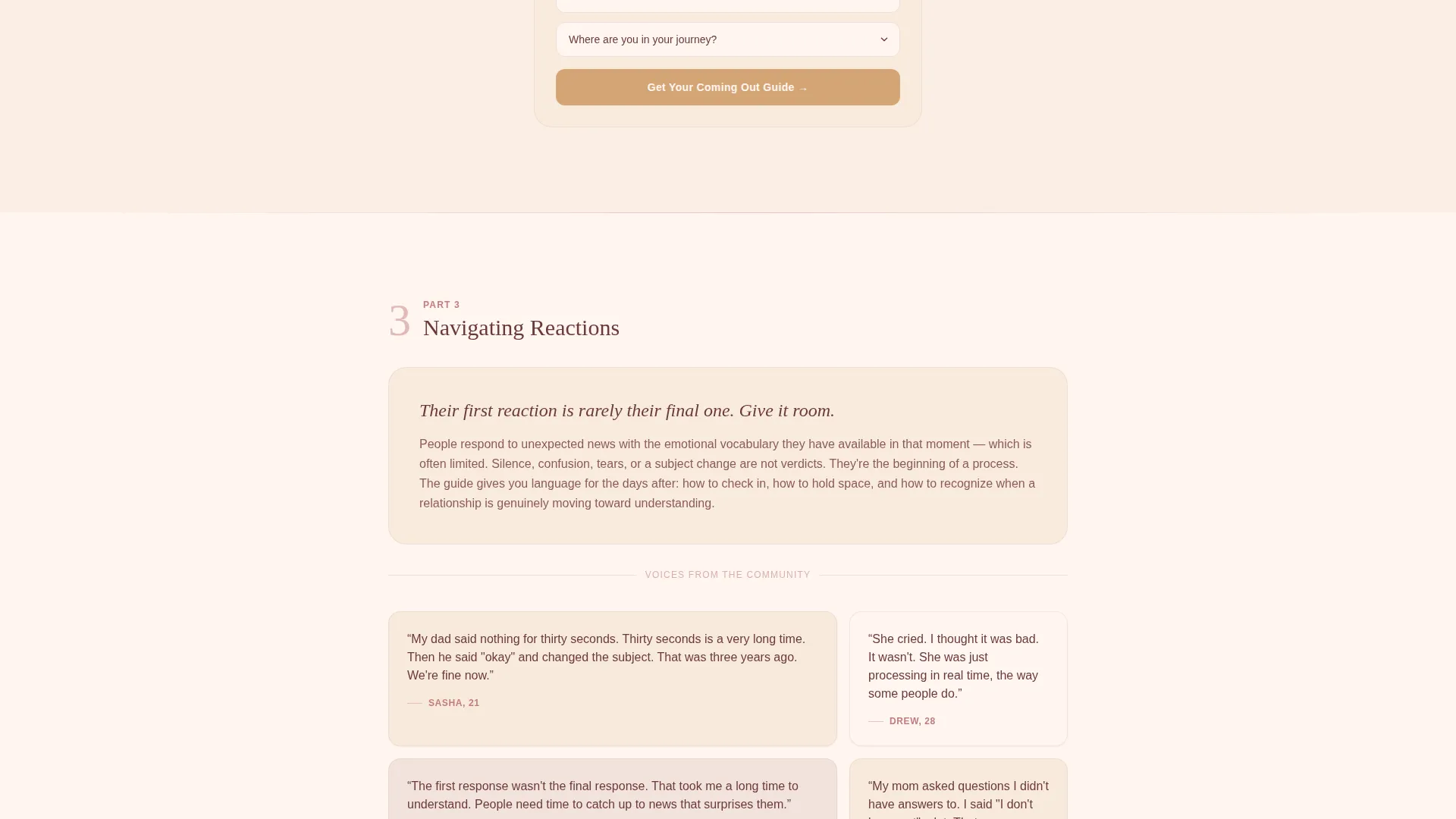Specialist LGBTQ+ Organization Reviews & Social Proof Website Template