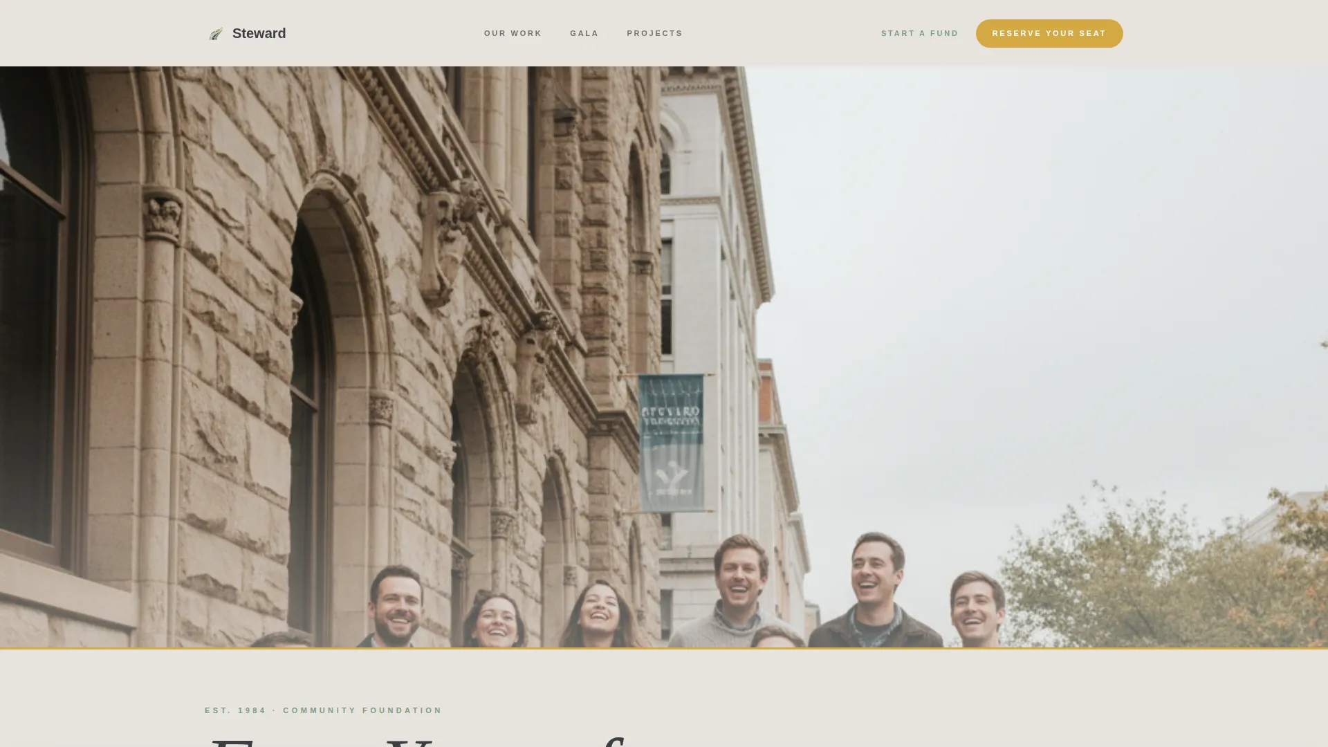 Specialist Foundation & NGO Portfolio & Case Study Website Template