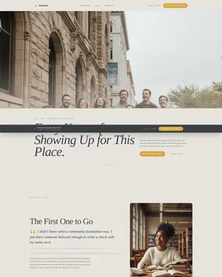 Specialist Foundation & NGO Portfolio & Case Study Website Template