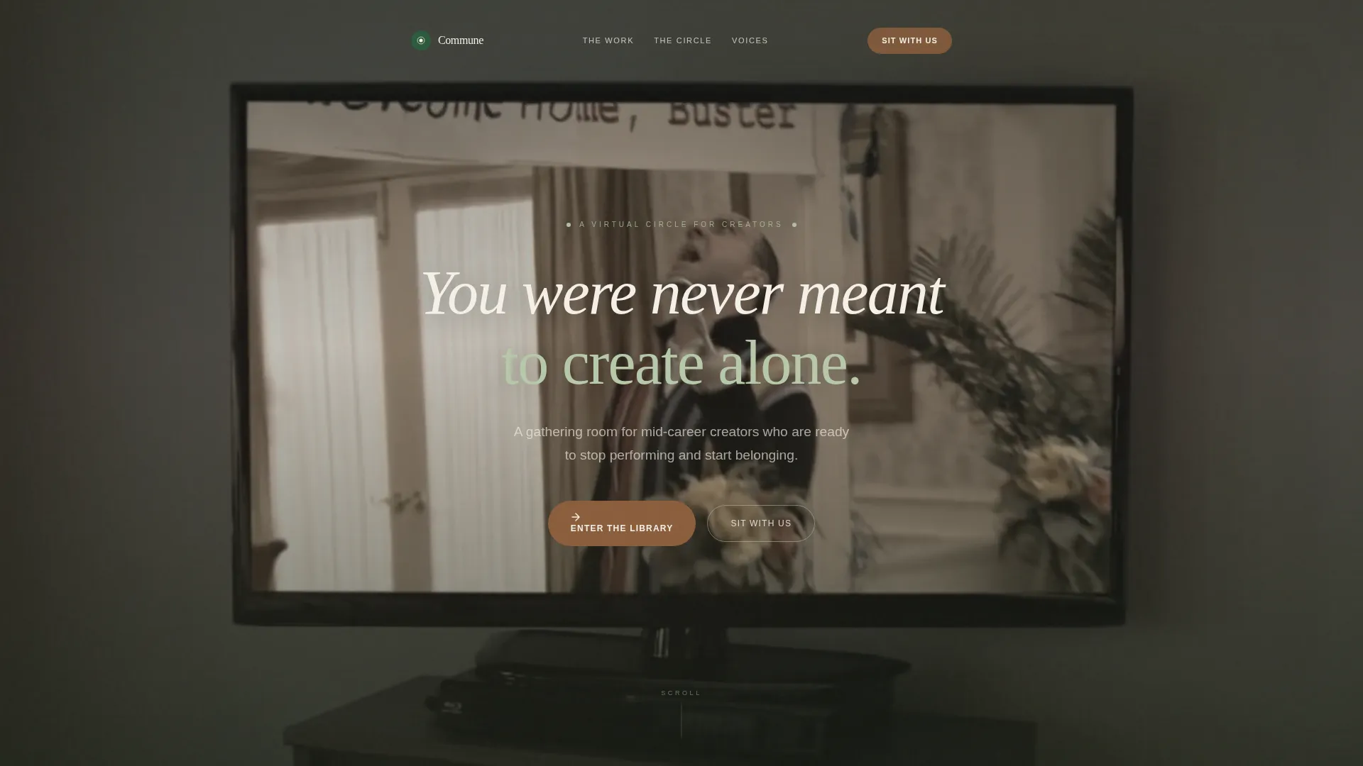 Restorative Content Creators Landing Page Template