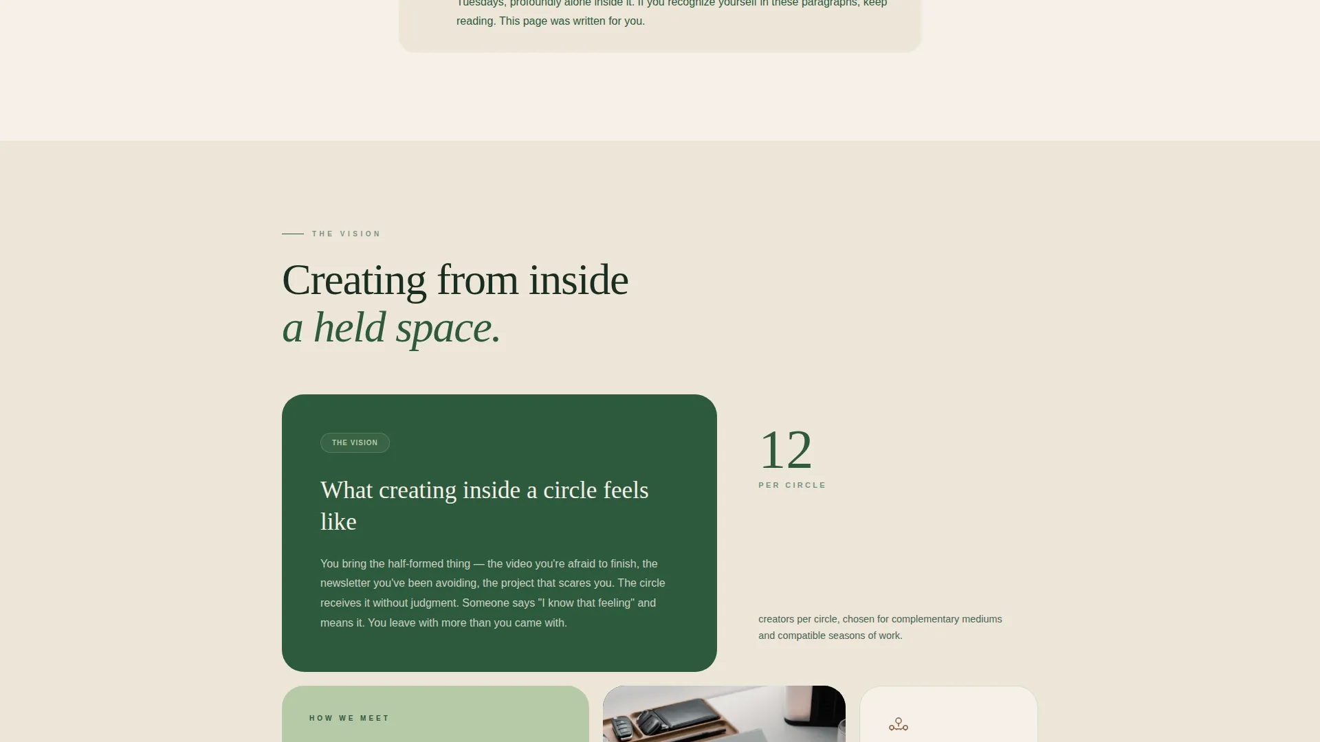 Restorative Content Creators Landing Page Template