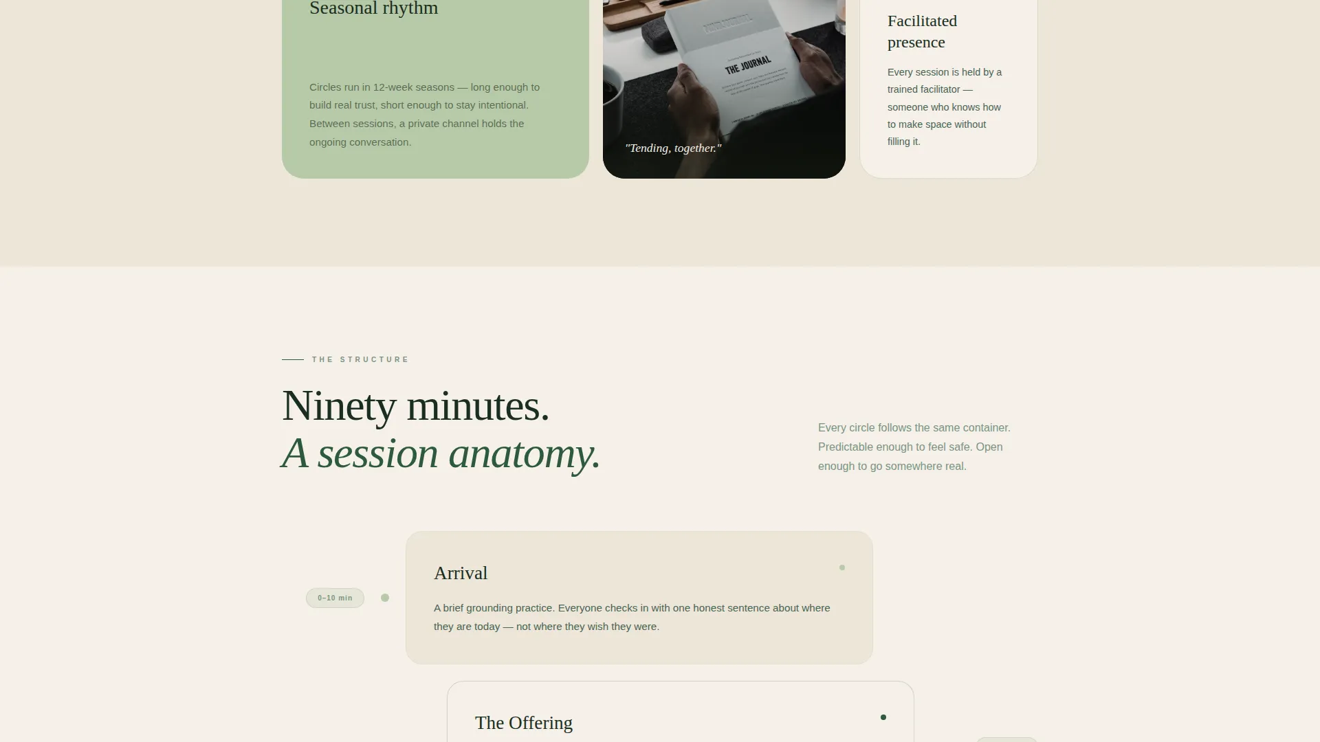 Restorative Content Creators Landing Page Template