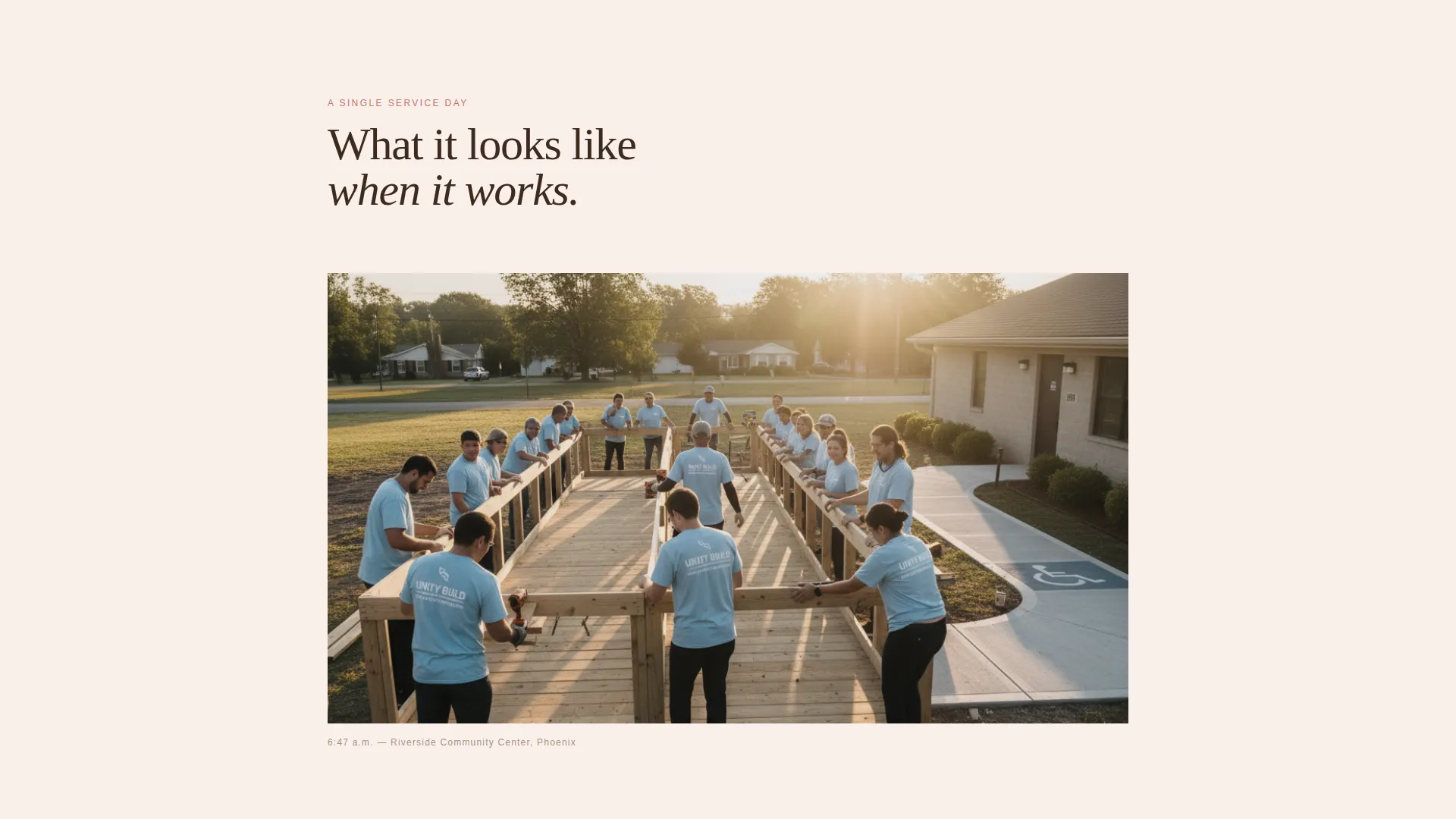 Corporate CSR Program Landing Page Template