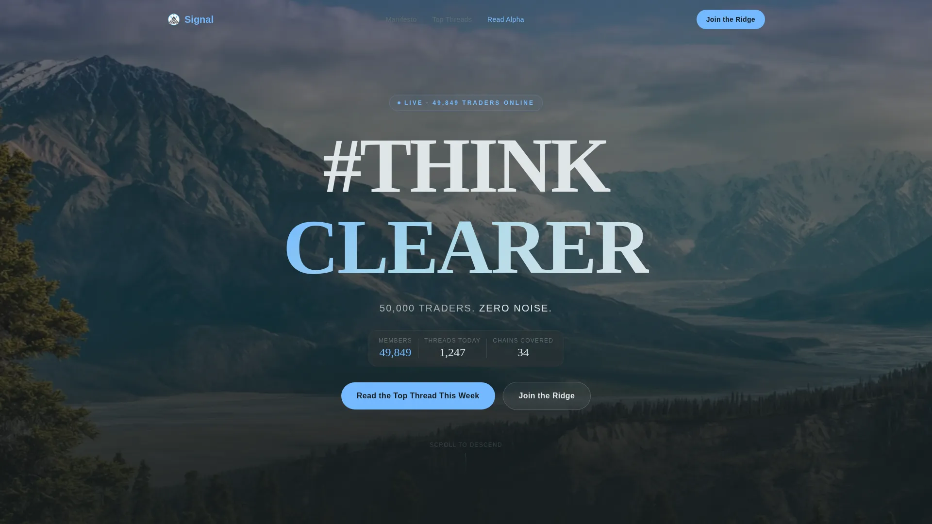 Crypto Traders Forum Landing Page Template