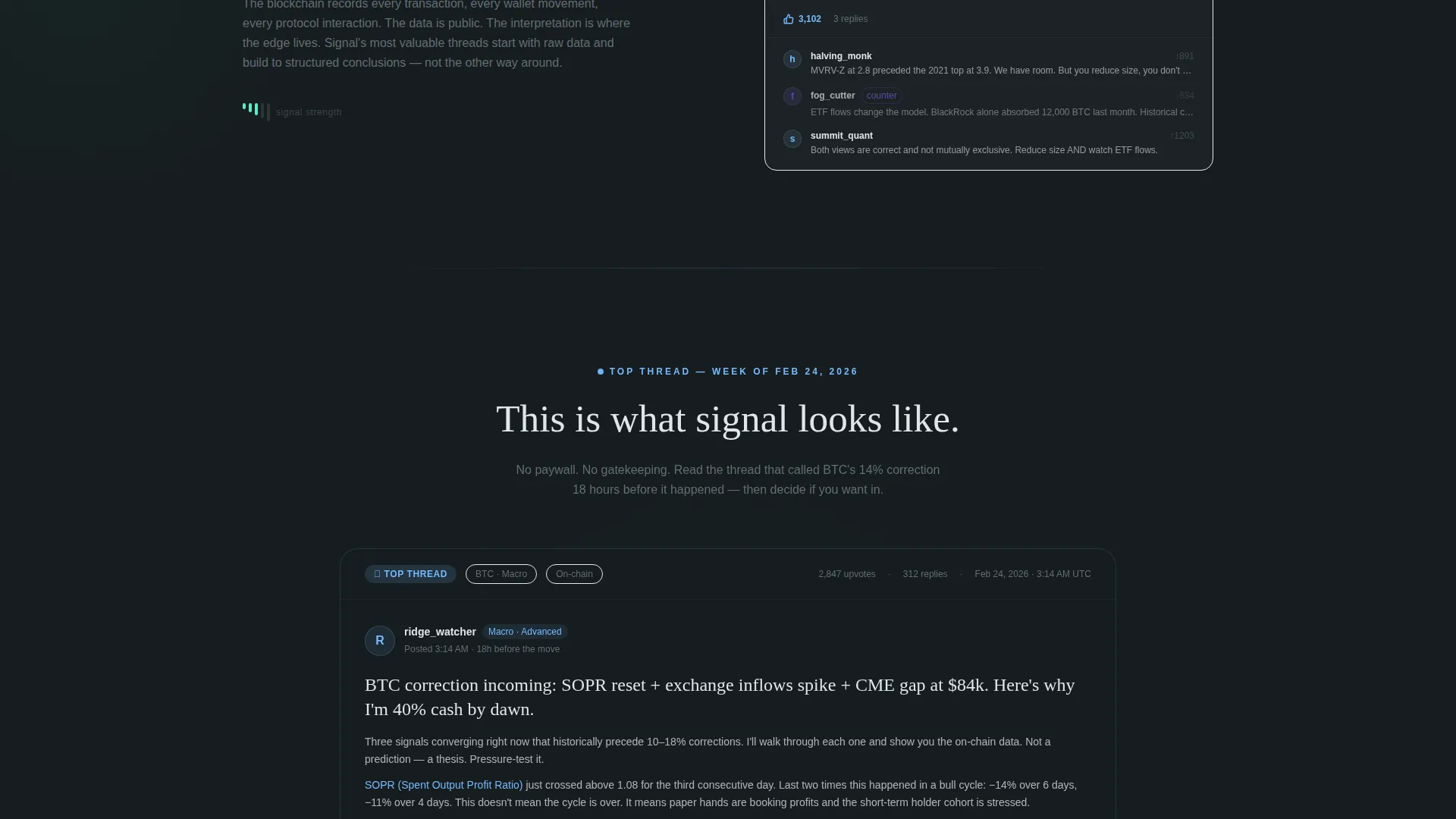 Crypto Traders Forum Landing Page Template