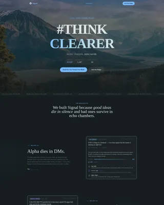 Crypto Traders Forum Landing Page Template
