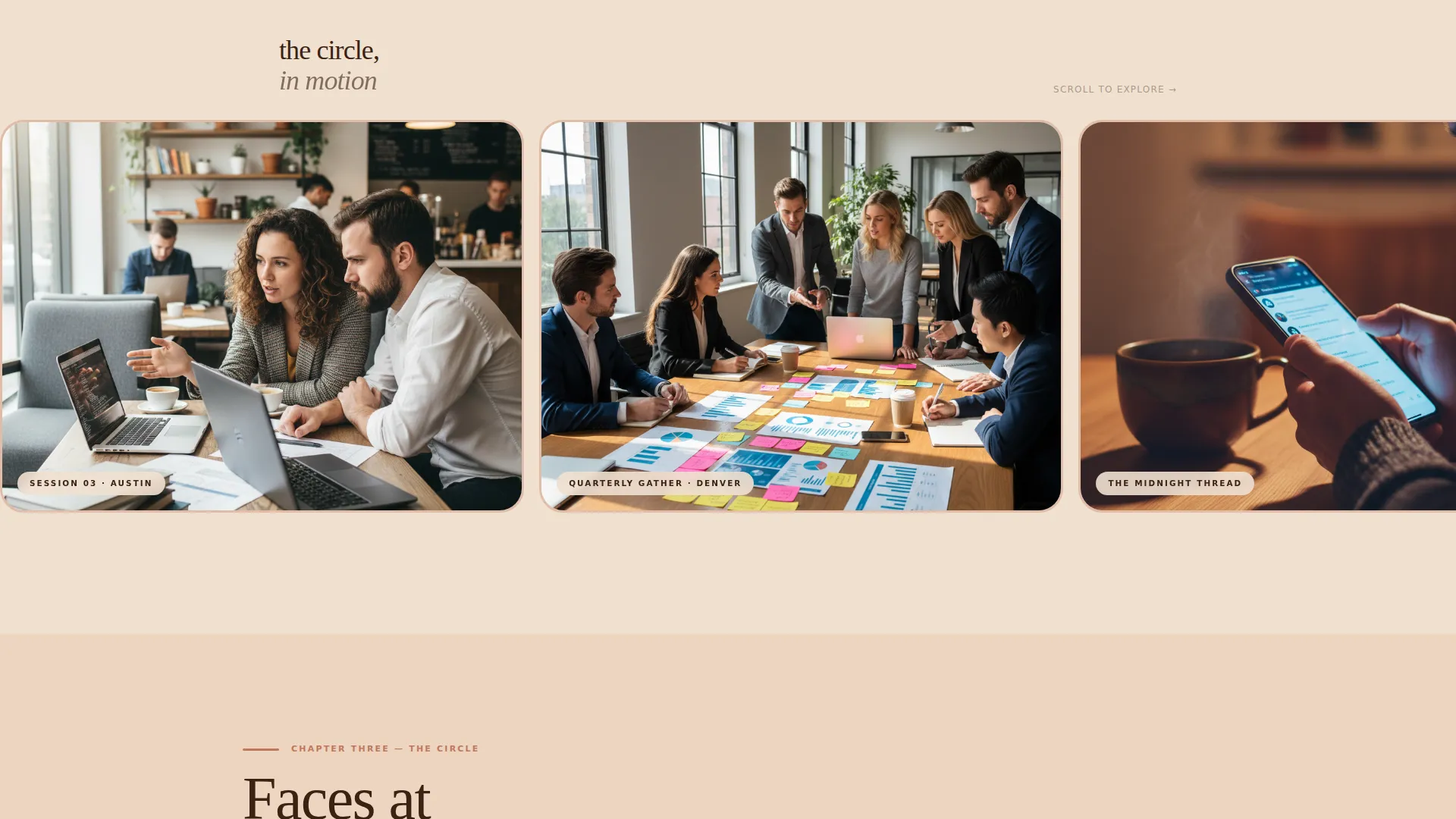 Customer Success Accountability Group Landing Page