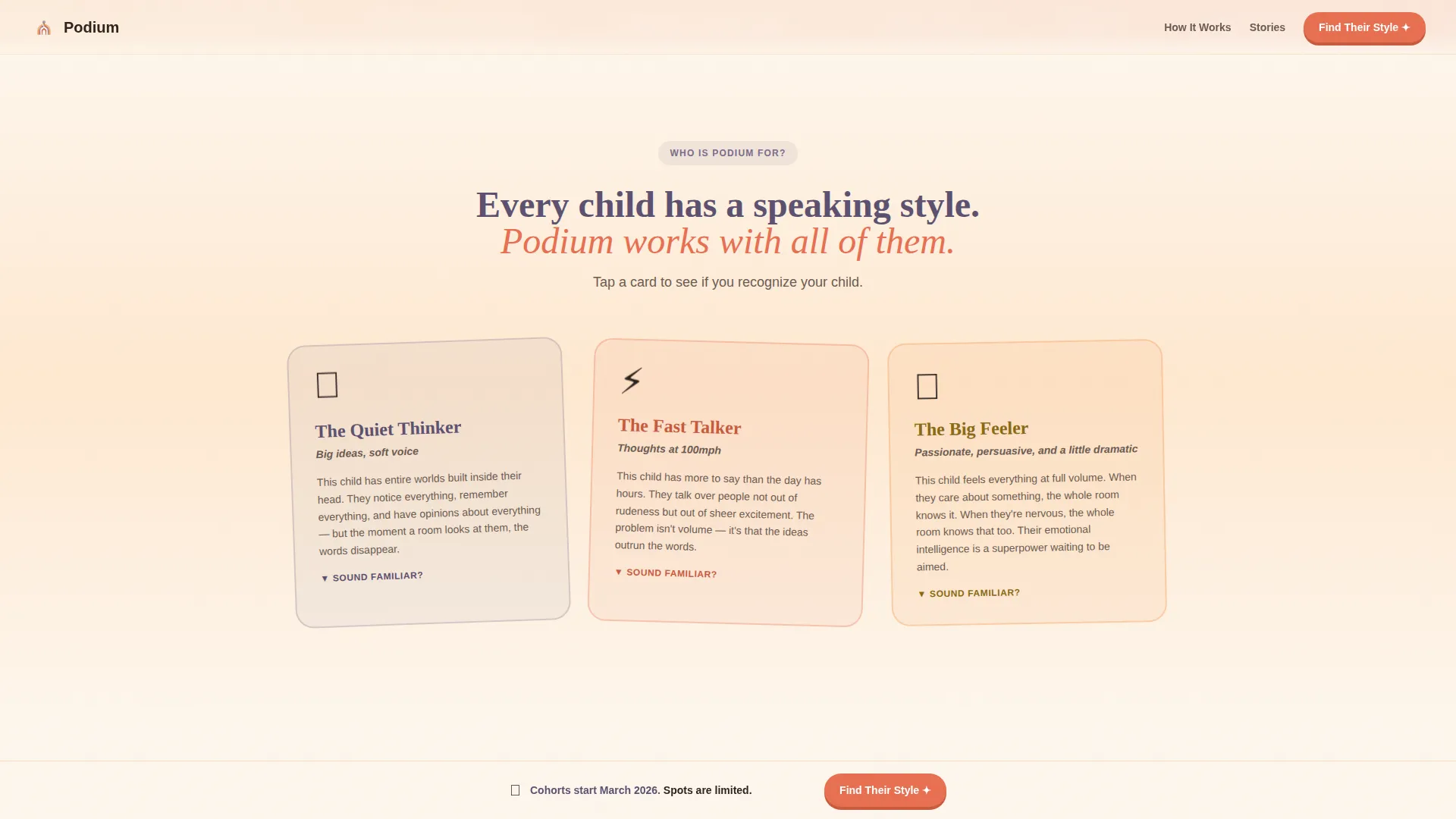 Kids Debate & Public Speaking Landing Page Template