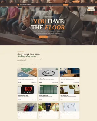 Kids Debate & Public Speaking Professional Website Template