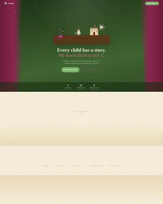 Kids Drama & Theater After-School Landing Page