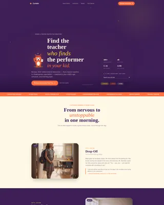 Kids Drama & Theater Instructor Directory Landing Page