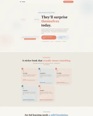 Kids Gymnastics After-School Program Landing Page