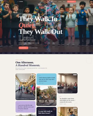 Kids Hip-Hop Dance After-School Landing Page