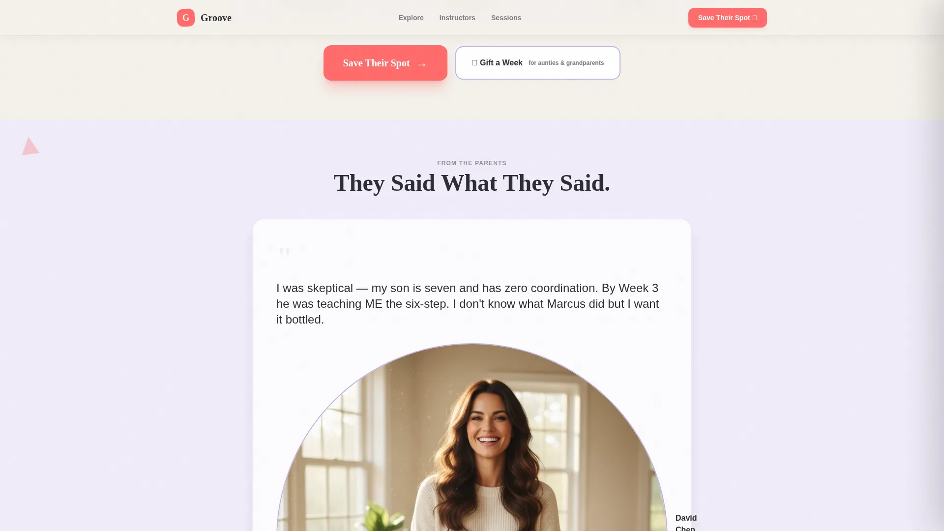 Kids Hip-Hop Dance Summer Camp Landing Page