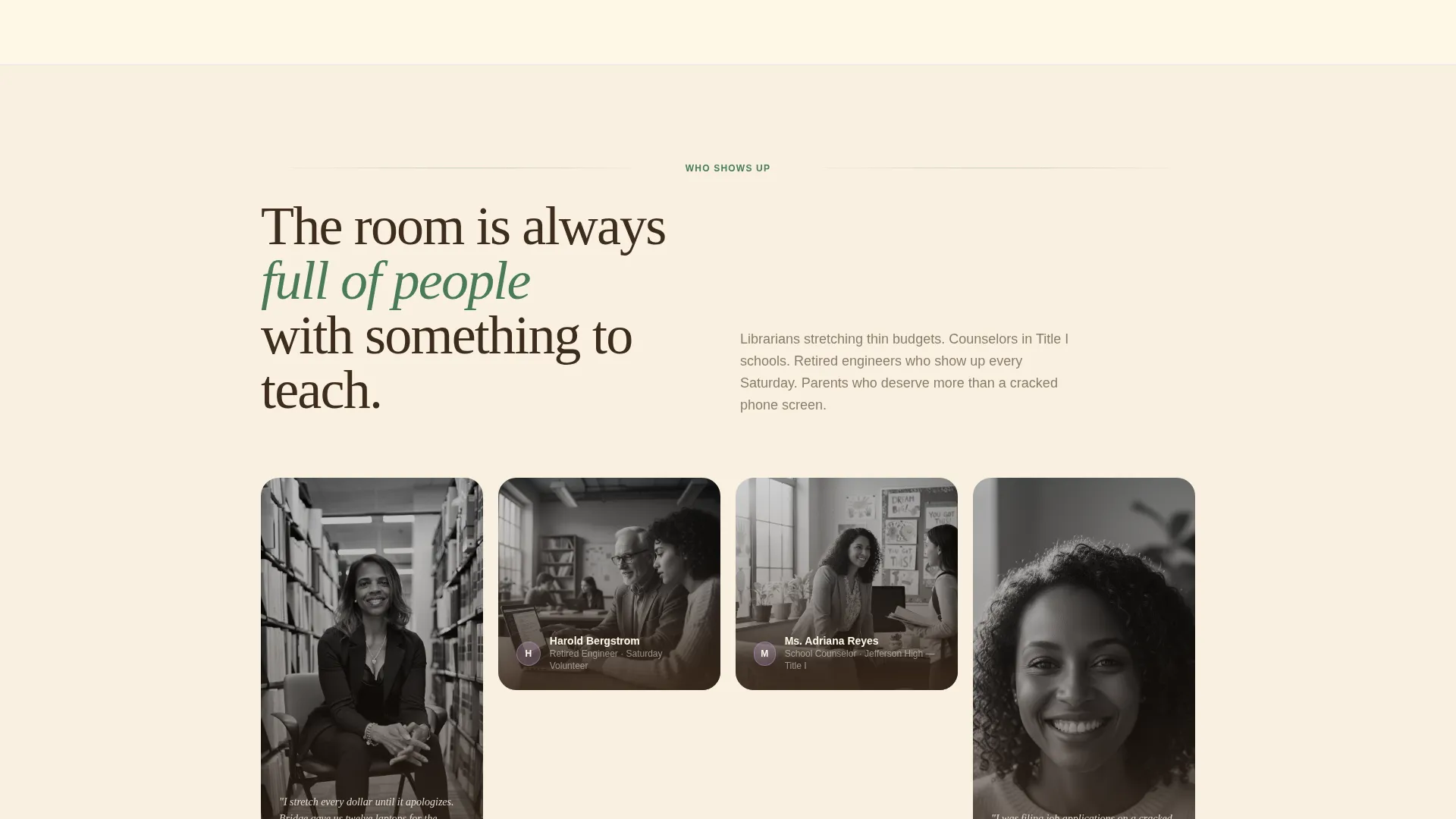 Digital Equity Community Foundation Landing Page