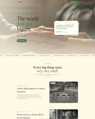 Digital Equity Community Foundation Landing Page