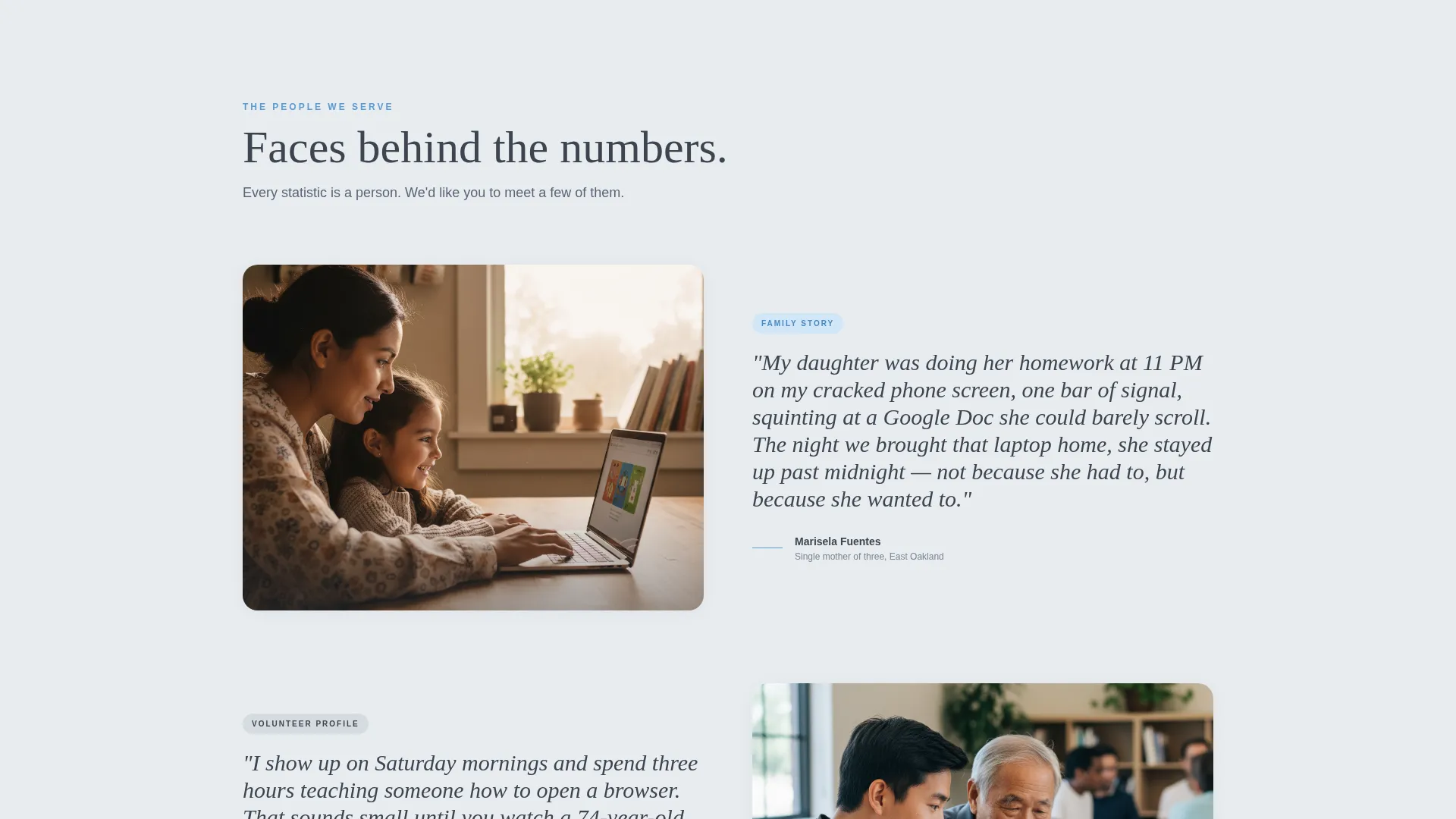 Heartfelt Nonprofit Landing Page Template