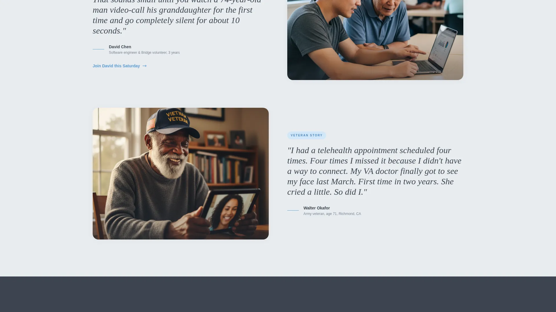 Heartfelt Nonprofit Landing Page Template