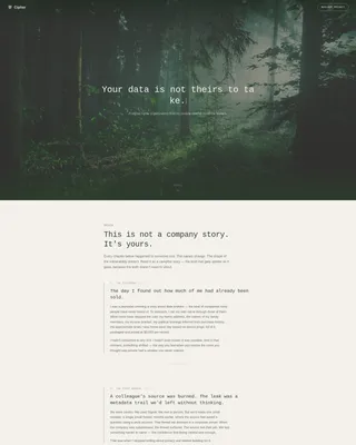 Advocacy & Social Campaign Privacy Policy & Terms Website Template