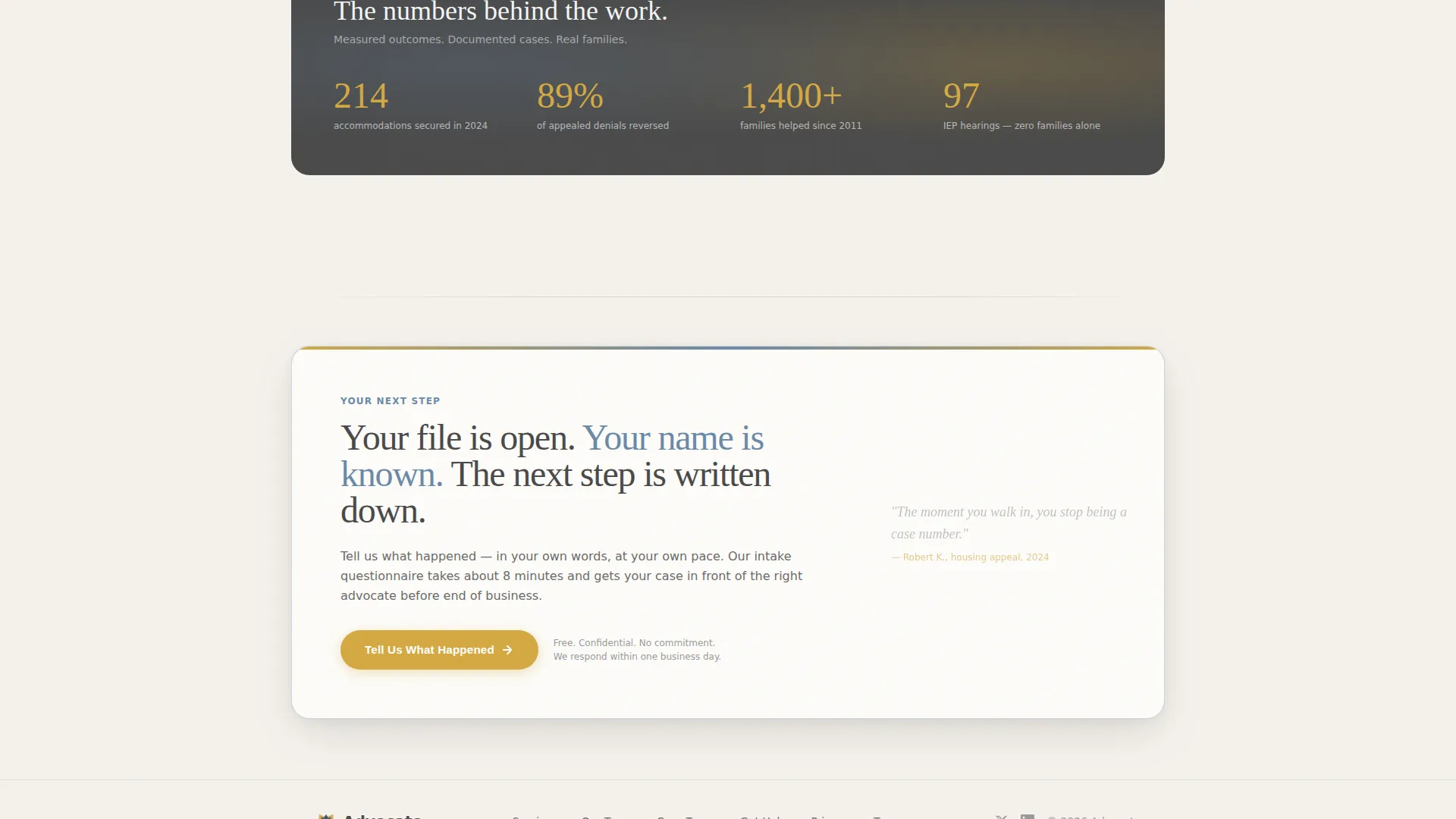 Advocacy & Social Campaign Reviews & Social Proof Website Template