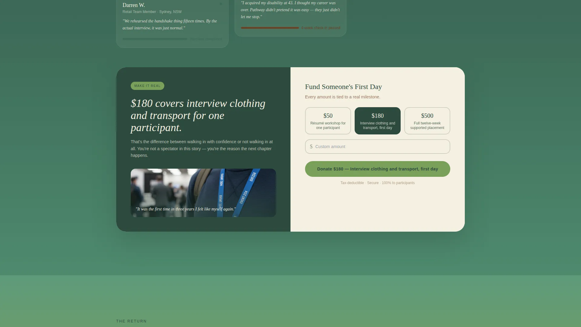Disability Employment Service Landing Page Template