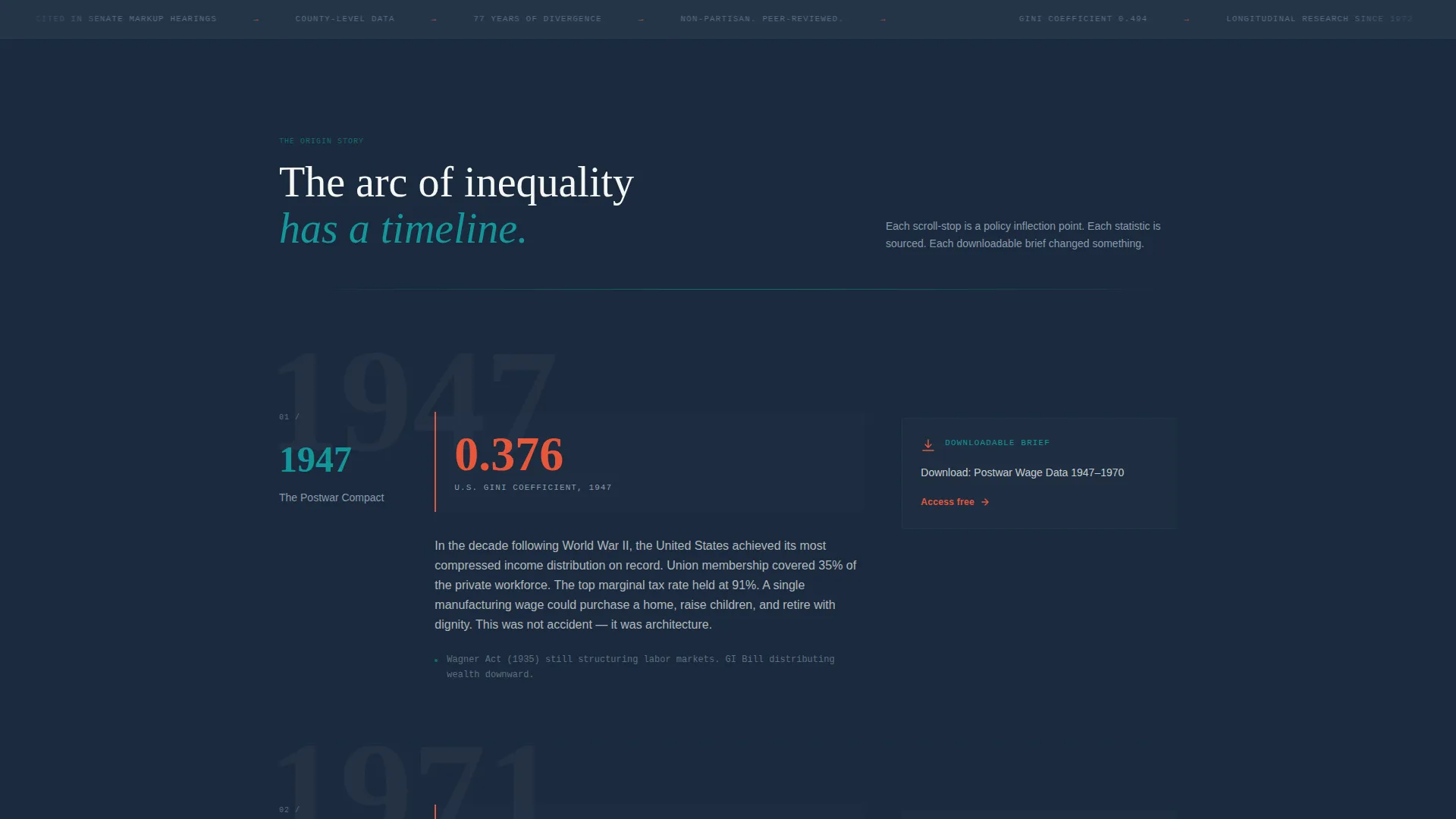 Authoritative Nonprofit Landing Page Template