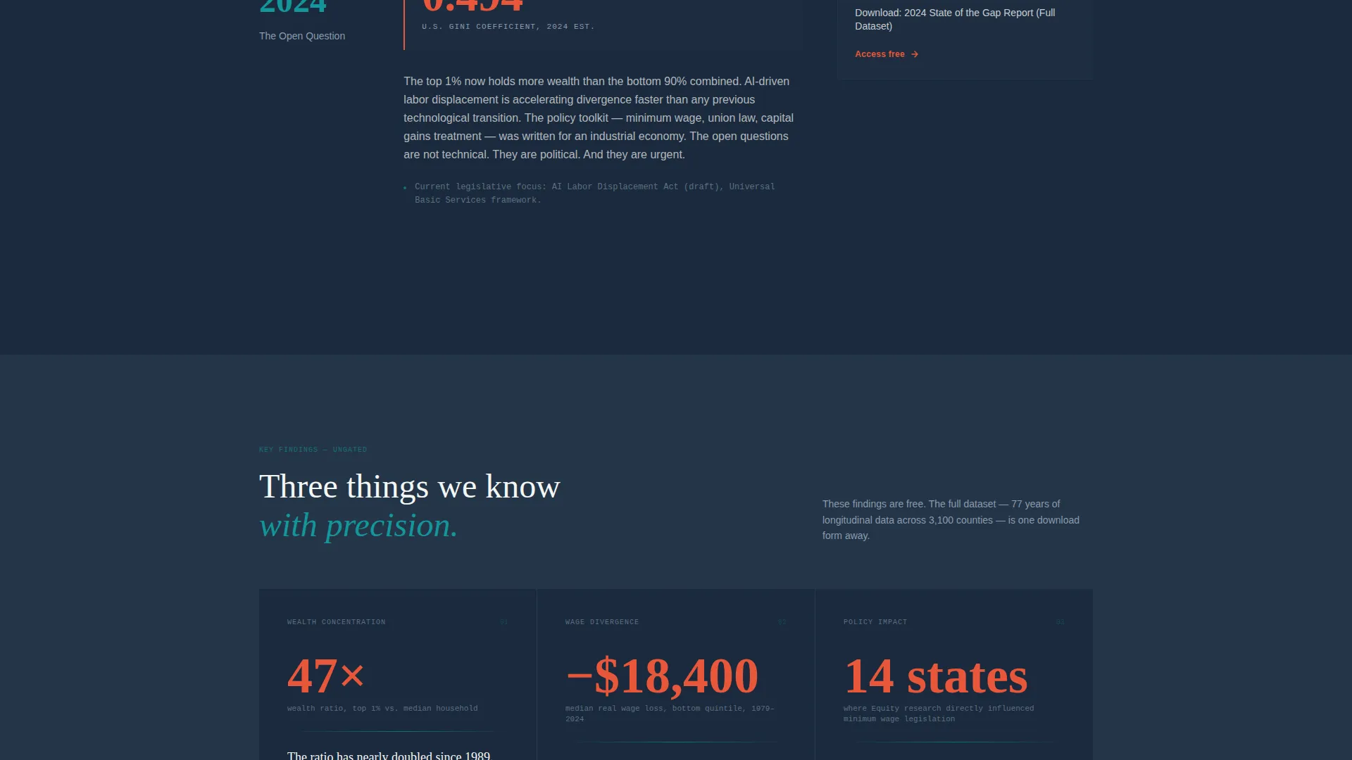 Authoritative Nonprofit Landing Page Template