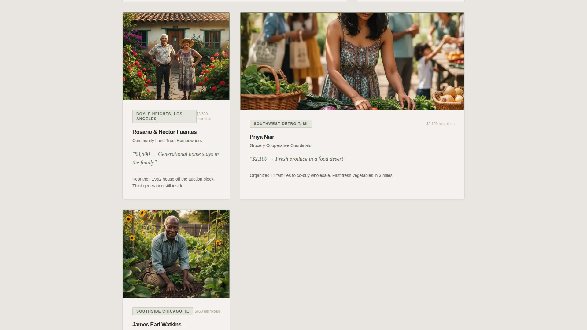 Economic Equality Social Enterprise Landing Page Template