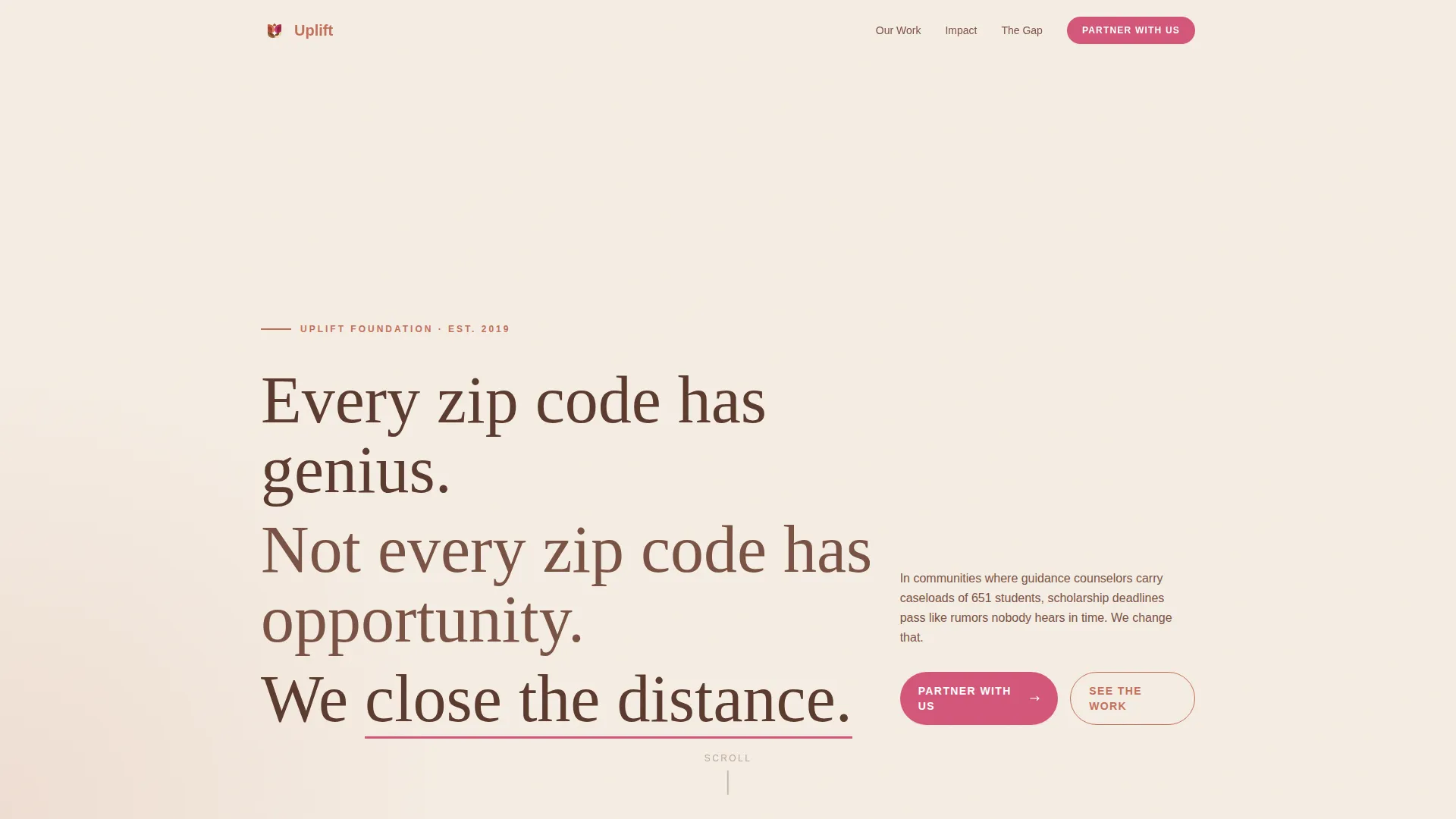 Education Foundation Landing Page Template