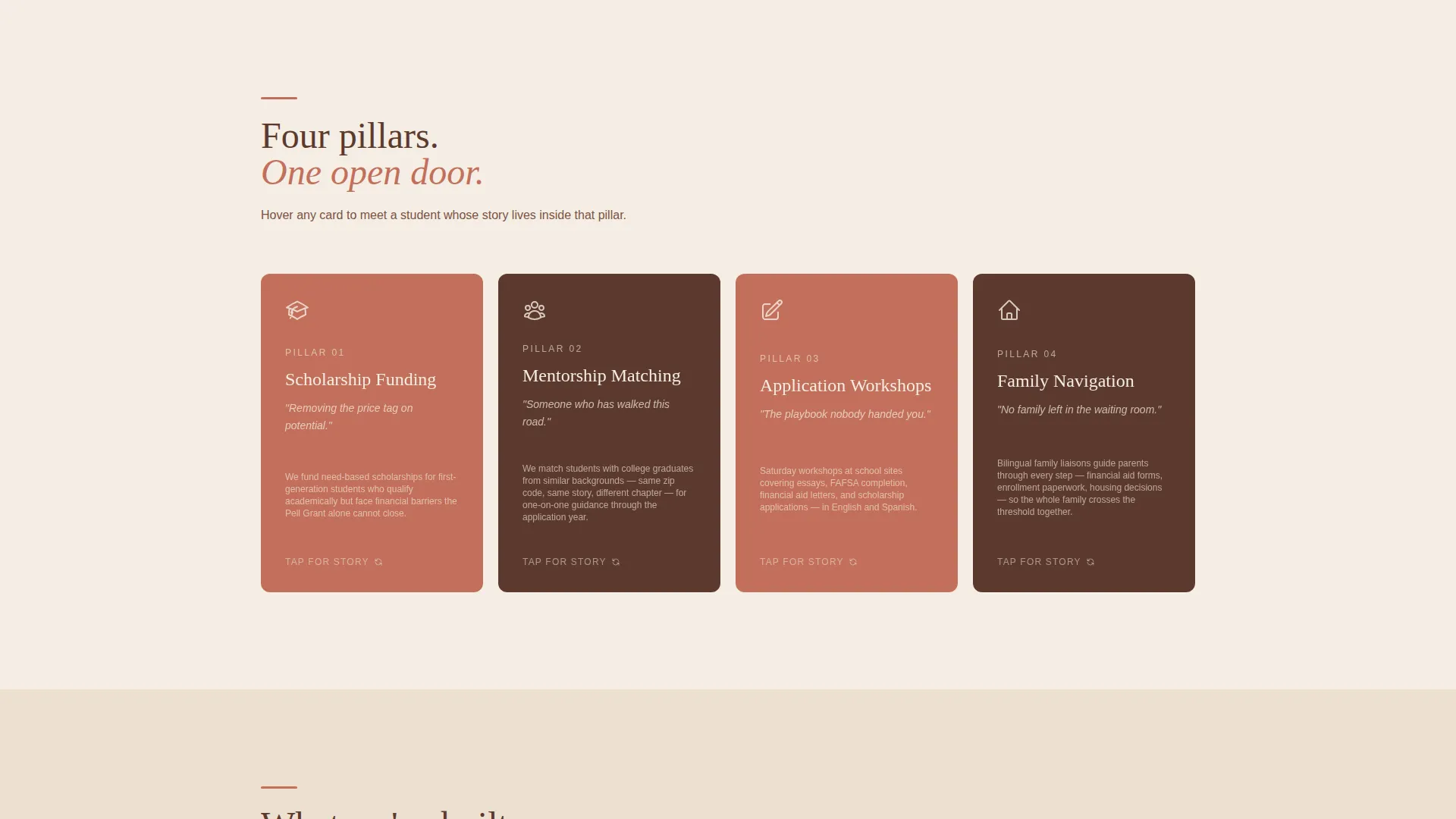 Education Foundation Landing Page Template