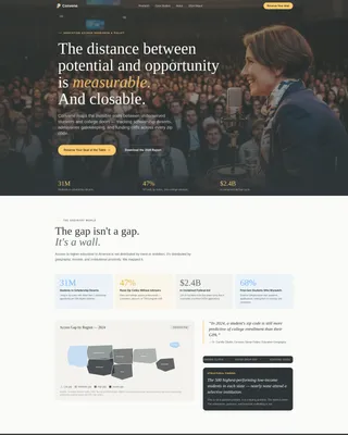 Education Access Policy Institute Landing Page Template