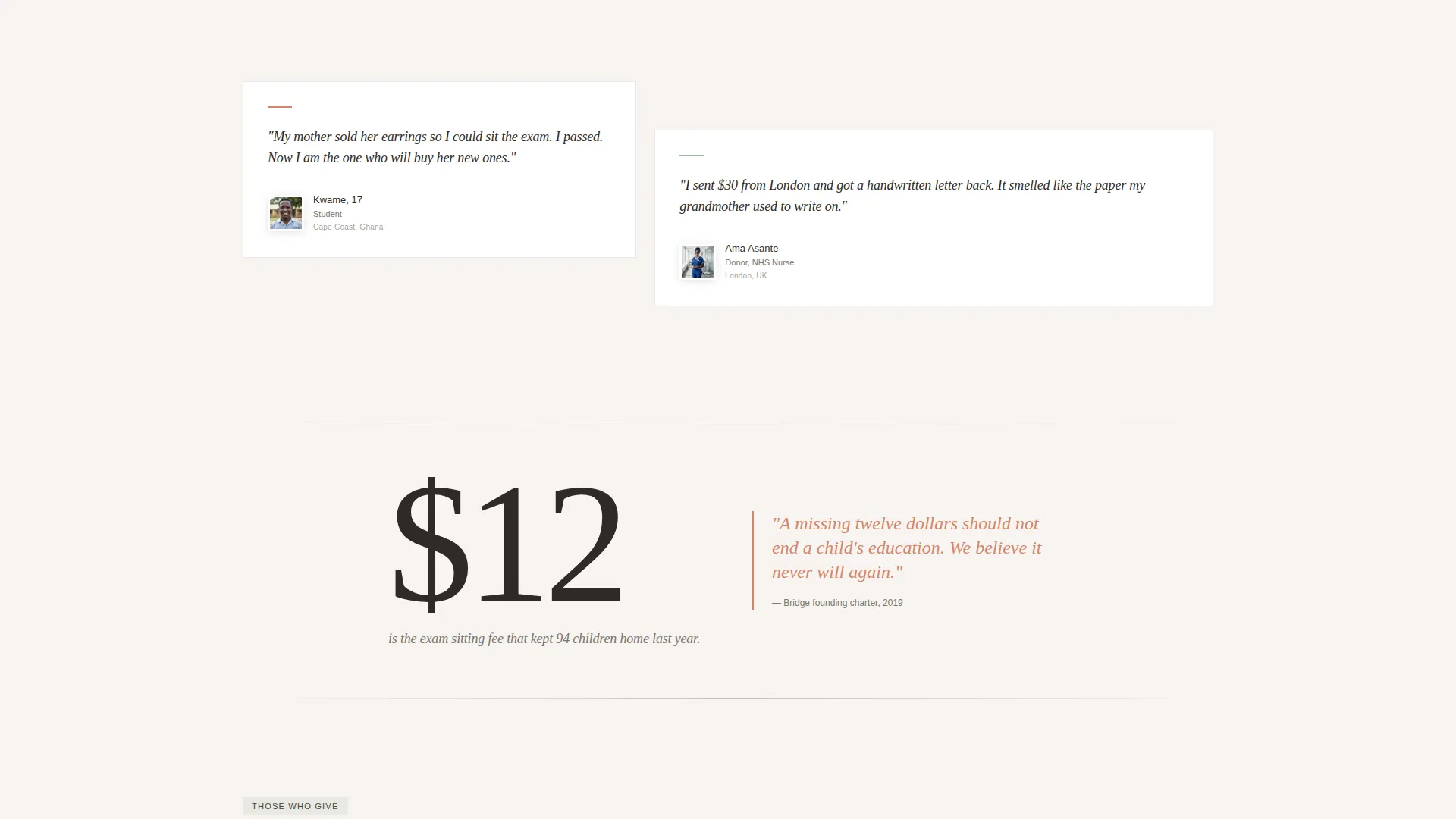 Heartfelt Education Fundraising Landing Page Template