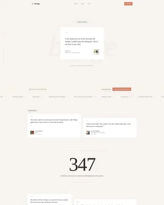 Heartfelt Education Fundraising Landing Page Template