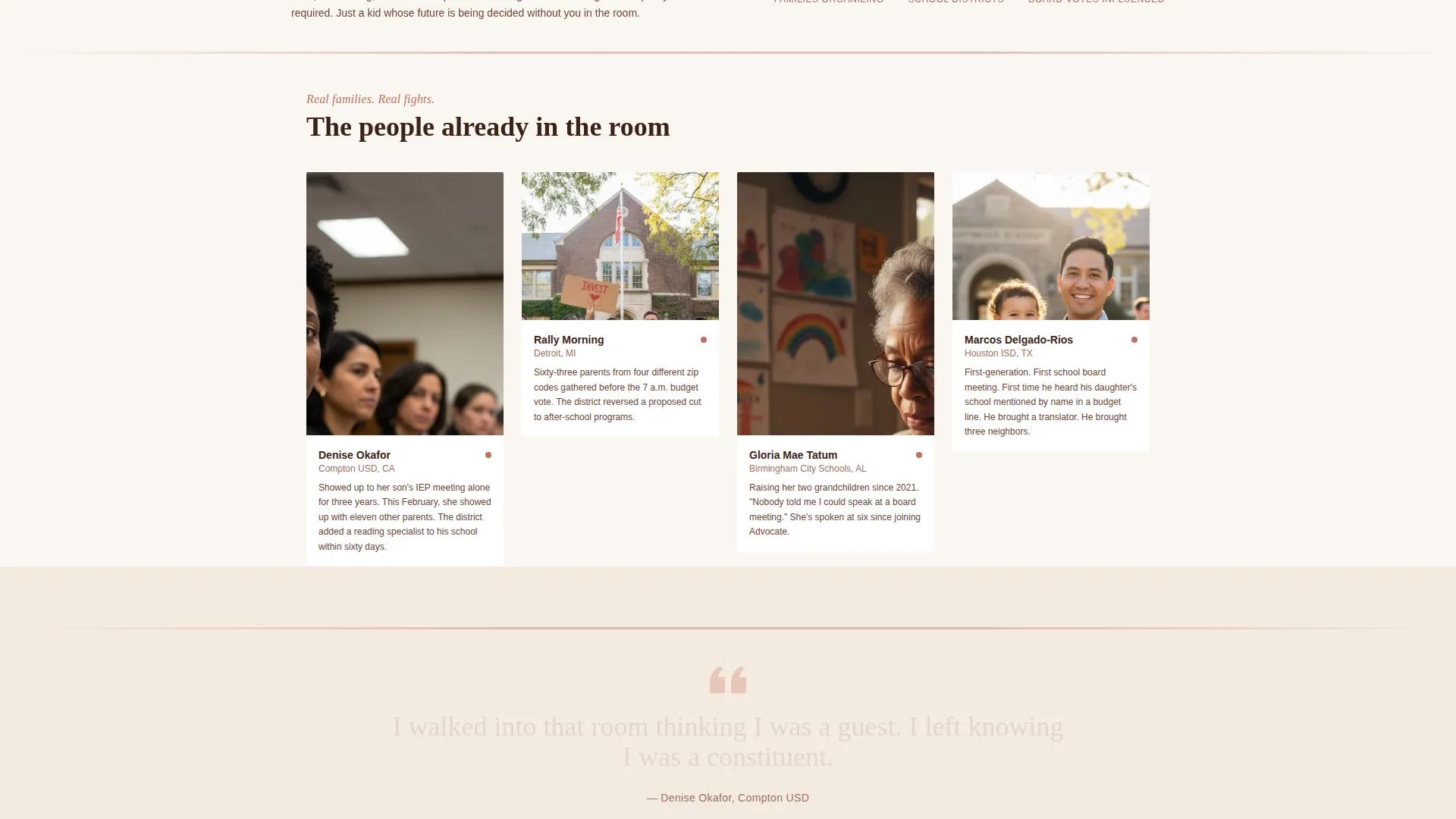 Education Equity Landing Page Template
